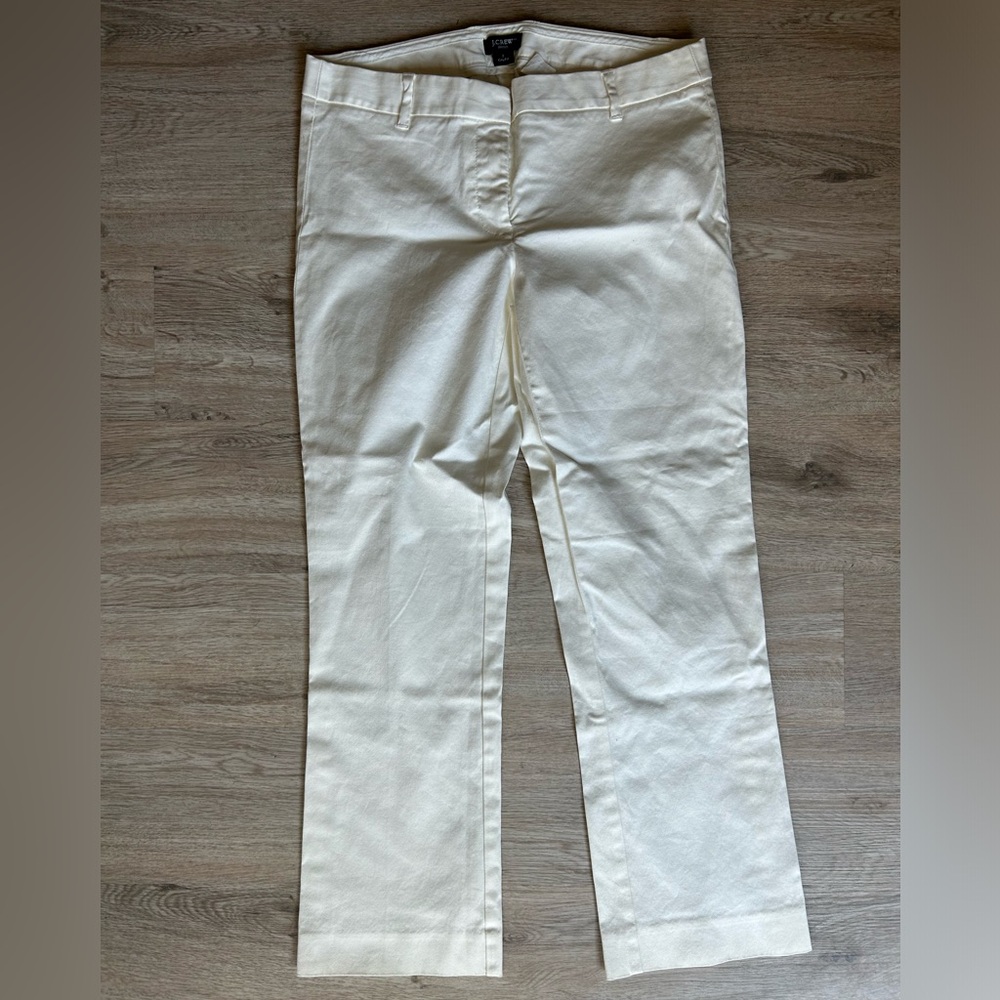 NWT J. Crew City Fit Stretch Cropped Pants Size 2